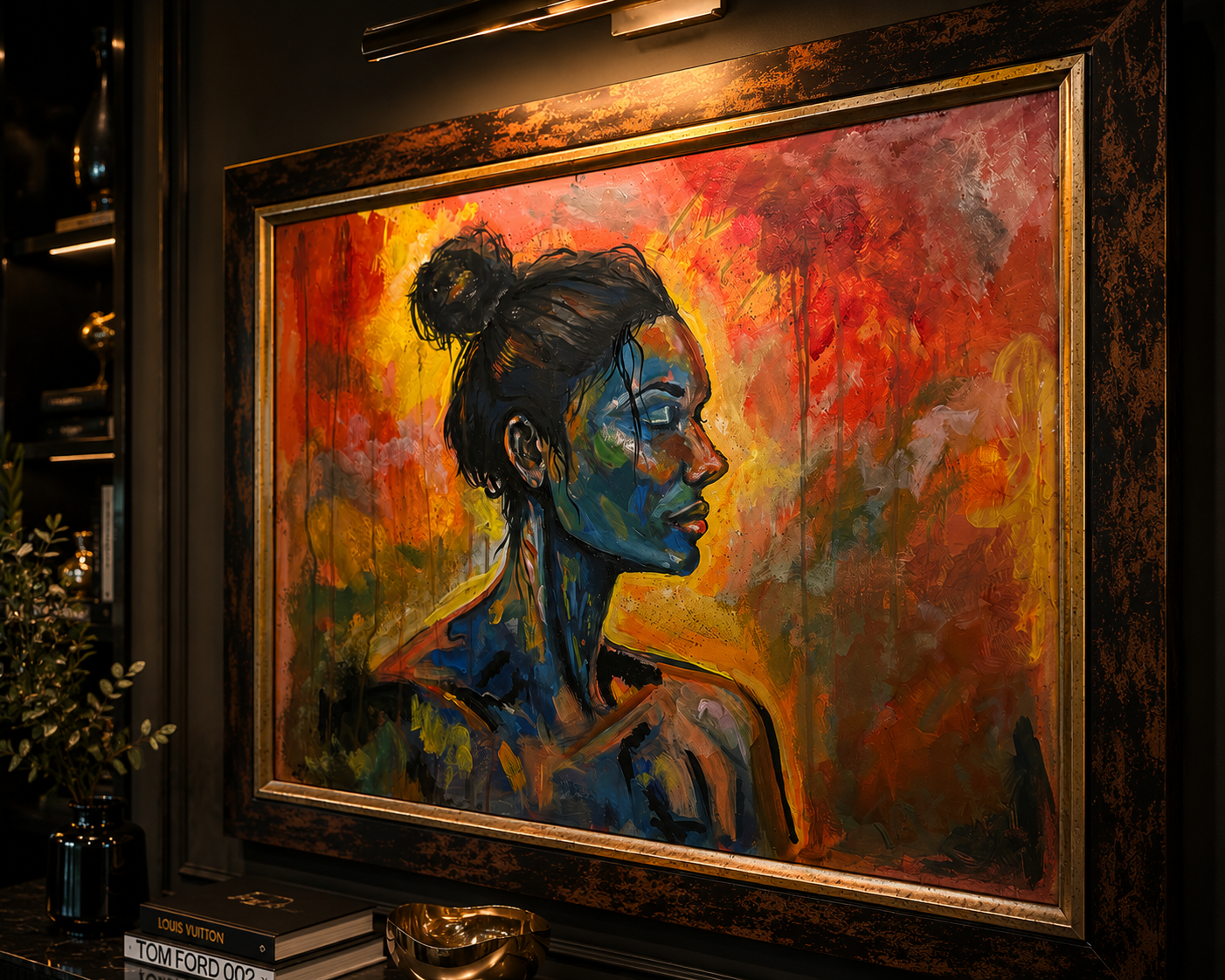 "Resilience" - Framed Original Acrylic Painting | 34 x 28 in