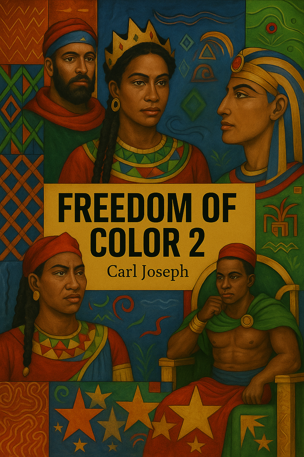 Freedom of Color 2 - African History Coloring Book