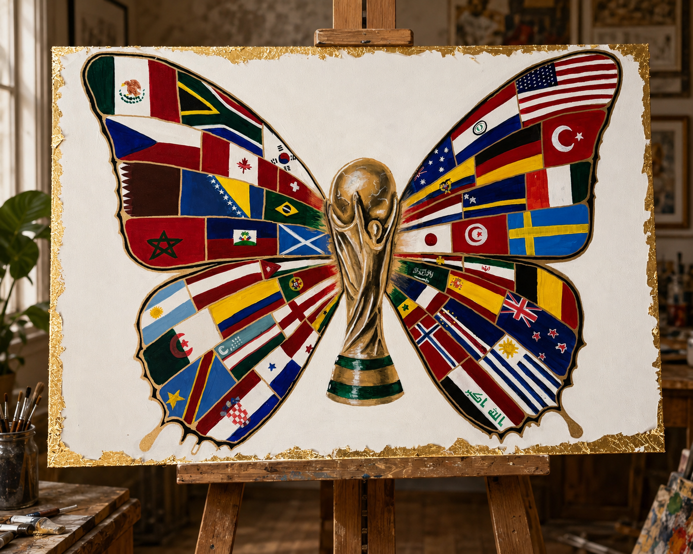 "Wings of Unity" - Original Painting | 24x30 in