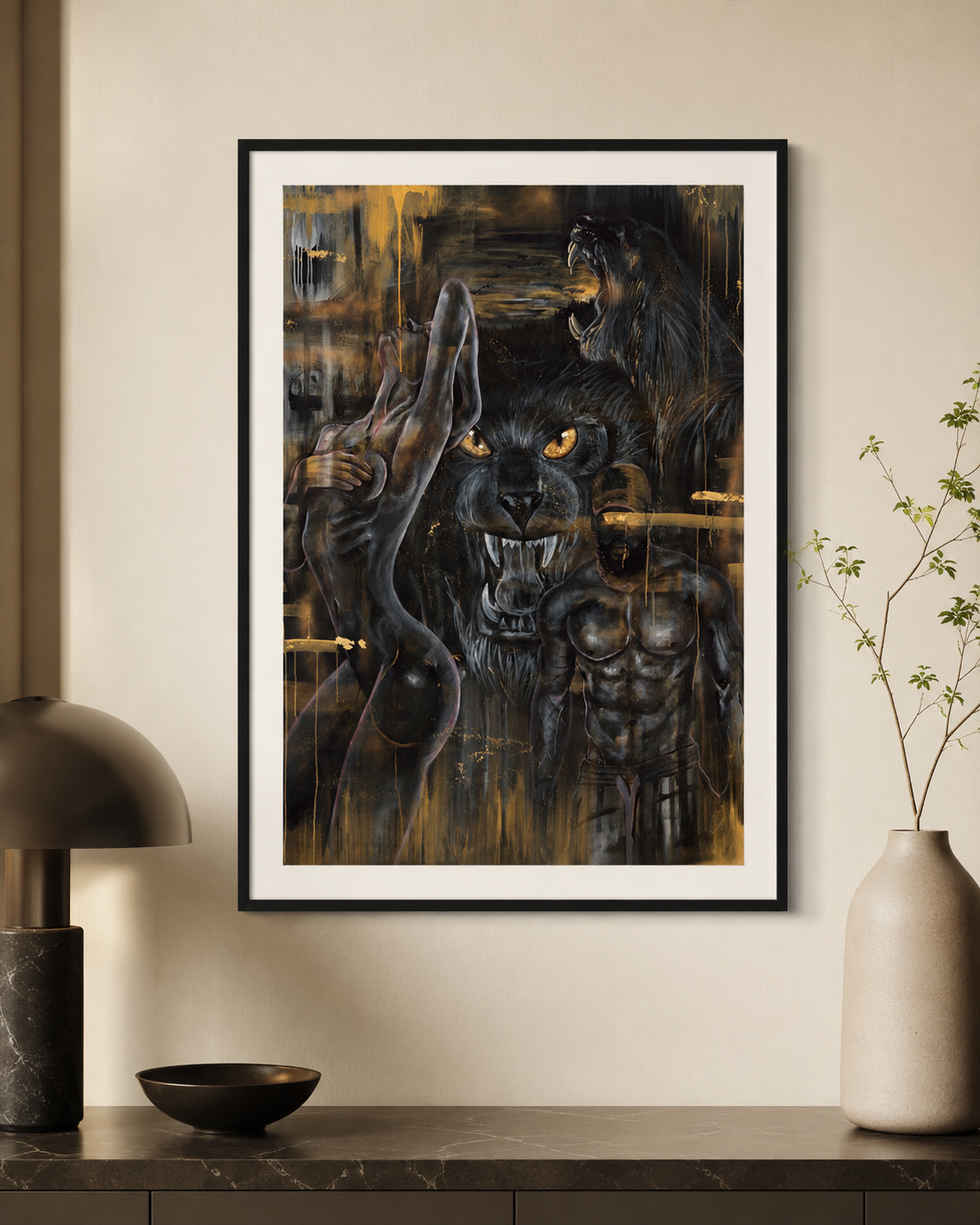 “Or Noir” — Limited Edition Fine Art Print | 11 × 17 in