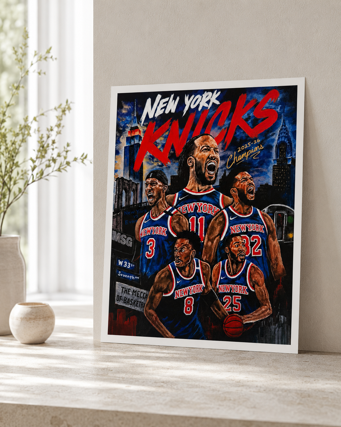 New York Knicks: 2025–26 Champions - Limited Edition Print | 11 x 14 in