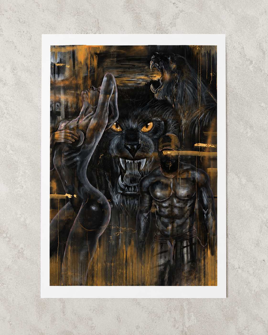 “Or Noir” — Limited Edition Fine Art Print | 11 × 17 in