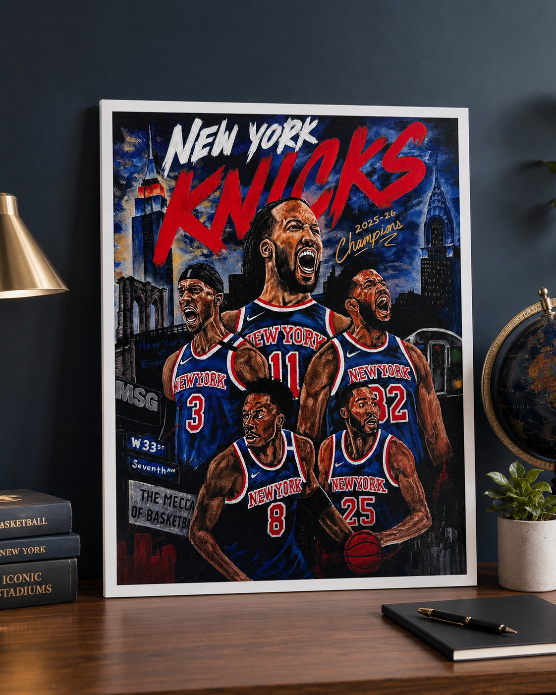 New York Knicks: 2025–26 Champions - Limited Edition Print | 11 x 14 in