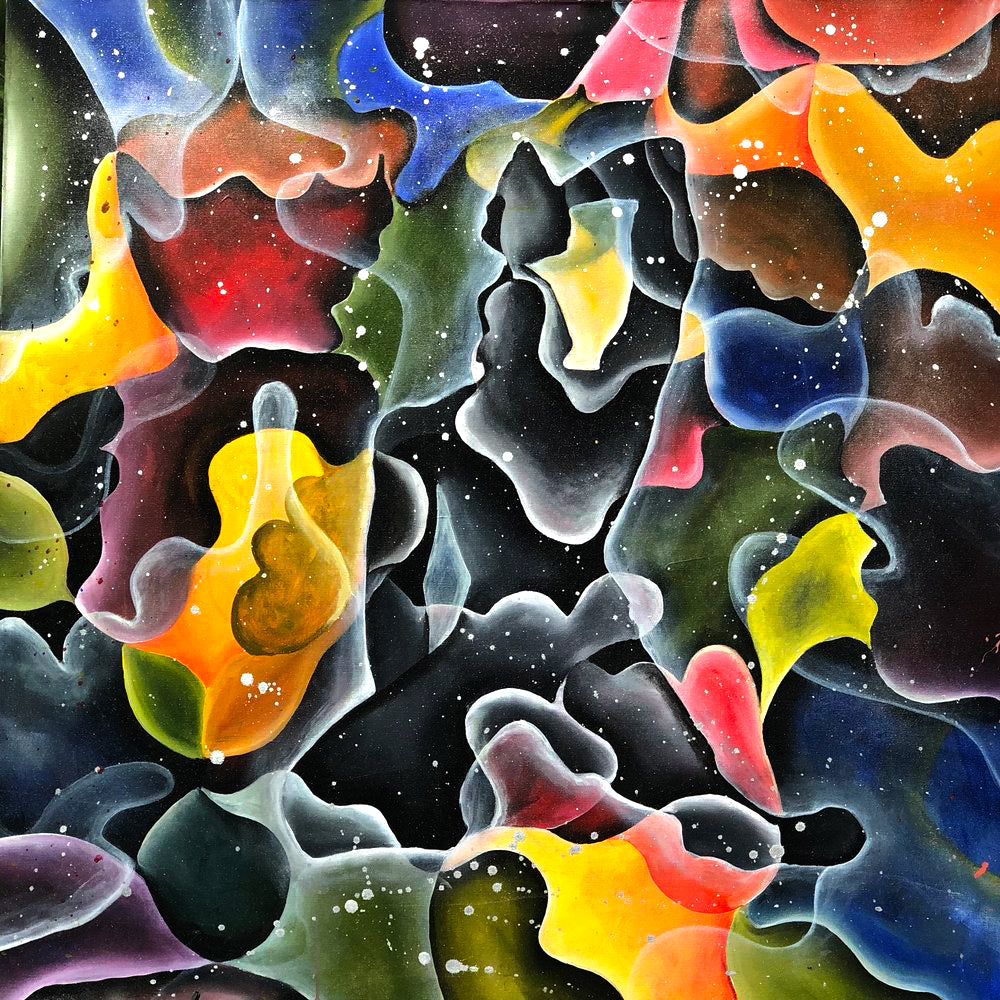 "Neg Mawon" Haitian Freedom Original Painting | 36 x 36 in