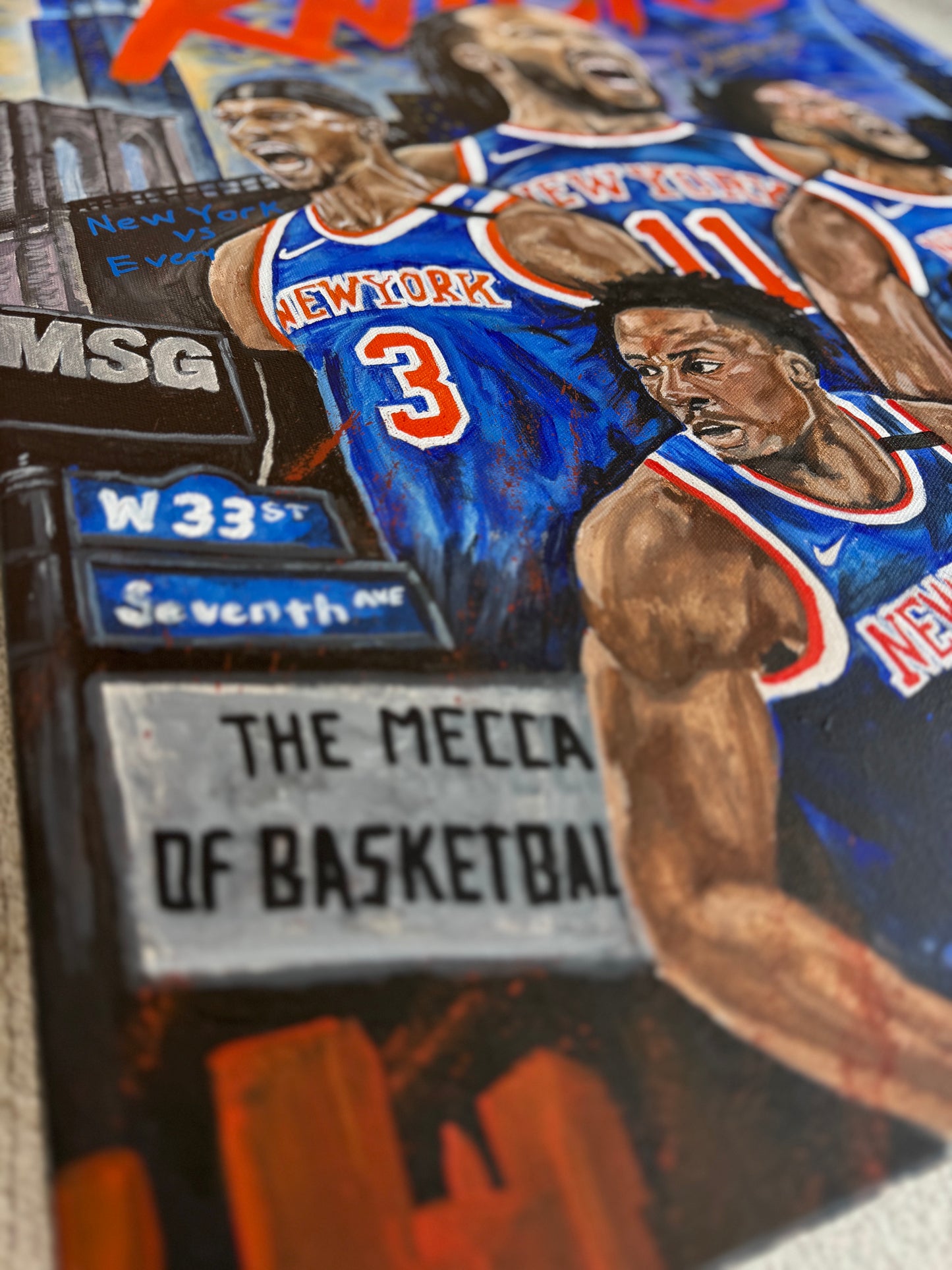 New York Knicks: 2025–26 Champions - Original Painting | 24 x 30 in